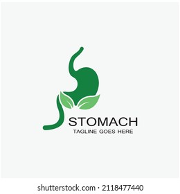 stomach health and stomach care logo design