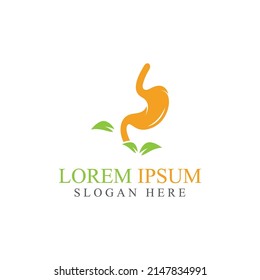 stomach health and stomach care logo design