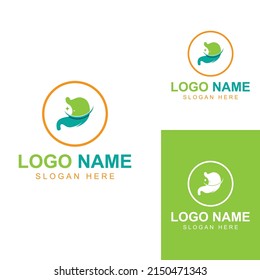 stomach health and stomach care logo design