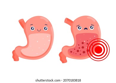 inside stomach cartoon