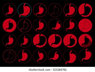 Stomach icon.