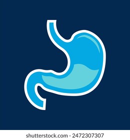 stomach icon design vector template