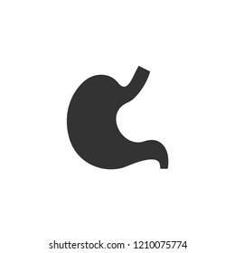 Stomach. Icon Flat