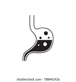 stomach icon illustration isolated vector sign symbol