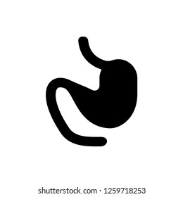 Stomach Icon. Internal Organs Vector Illustration. A Human's Organ Sign & Symbol Logo Template.