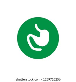 Stomach Icon. Internal Organs Vector Illustration. A Human's Organ Sign & Symbol Logo Template.