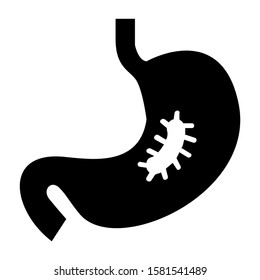 stomach icon isolated sign symbol vector illustration - high quality black style vector icons
