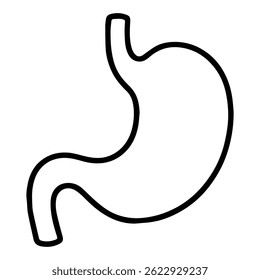 Icono del estómago sobre fondo blanco Vector
Icono de Vector