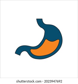 Magensymbol-Set. Magensymbol, Vektorelemente für Infografik-Web