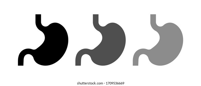 stomach icon stock vector illustration flat design.