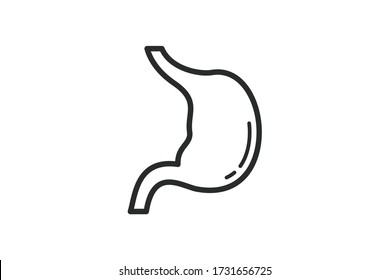 ilustración de diseño vectorial de icono de estómago