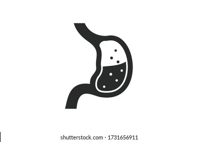 stomach icon vector design illustration