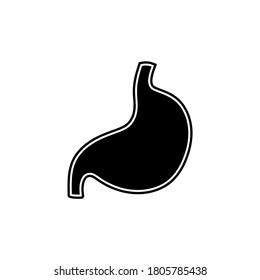 plantilla de logotipo de ilustración de vectores de icono de estómago