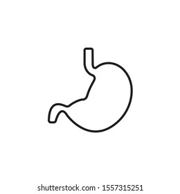 Stomach icon. Vector illustration. Organ icon