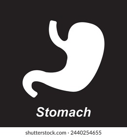 Stomach icon vector illustration simple design