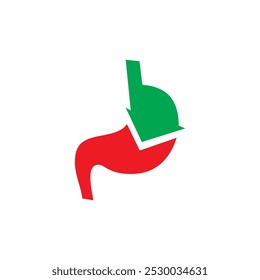 stomach icon vector illustration. stomach symbol isolated on white background. medical. Healthy stomach medical concept. Gastroenterology clinic medical banner. Treatment of stomach and digestive sys.