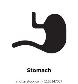 Stomach icon vector isolated on white background, Stomach transparent sign , medical health symbols