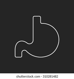 Stomach line icon