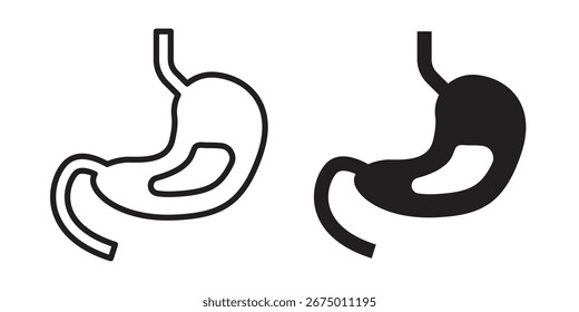 Estómago con el diseño del Vector del icono de Liquids, perfecto para los diseños de la ui del Sitio web