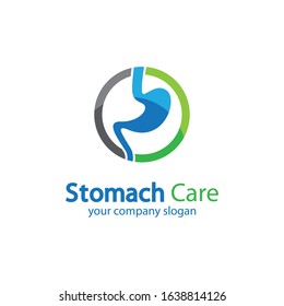 Stomach logo creative vector icon illustration