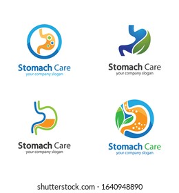 Stomach logo creative vector icon illustration