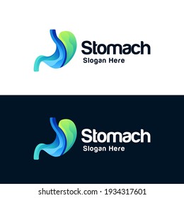 Stomach Logo Design Vector Illustration