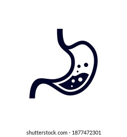 Stomach logo design vector template, Organs logo design concept, Icon symbol
