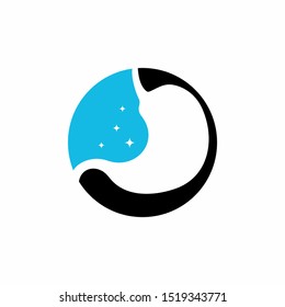 stomach  logo designs - vector, Stomach logo designs template