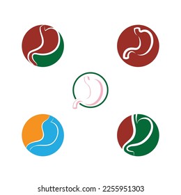 Stomach logo icon illustration vector flat and symbol design