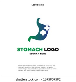 Stomach logo symbol, Stomach Heal logo designs vector template