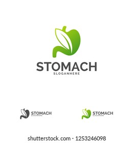 Stomach Logo Template Design Vector, Stomach Care logo Design Concept Vector