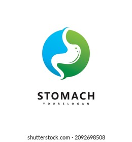 Logo-Vektordesign-Vorlage Stomach