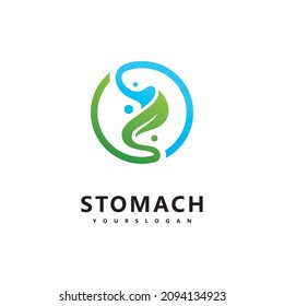 Stomach logo vector design template