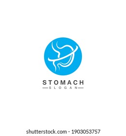 Stomach Logo vector illustration design - creative Gastroenterology Healthy Logo element icon, Stomach healthcare icon vector template