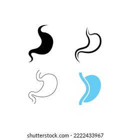 stomach logo vektor illustration design