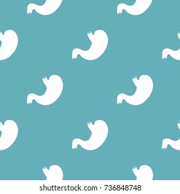 Stomach pattern seamless blue. Simple illustration of  vector pattern seamless geometric repeat background