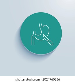 Stomach Surgery Icon Vector Design