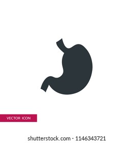 stomach vector icon illustration