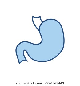 Icono vector de Estómago. Aislado en el fondo blanco. Archivo EPS editable. Ilustración del vector