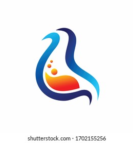 Stomach Vector Logo, Gastric Logo Design