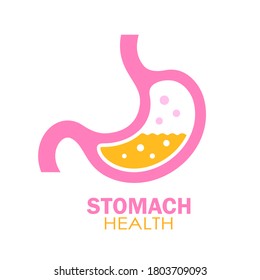 Stomach Vector Logo Isolated On White Background, Gastroparesis Symptoms, Esophageal Gerd