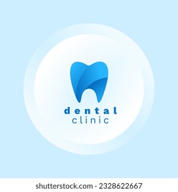 stomatology dental clinic logo enamel template vector 