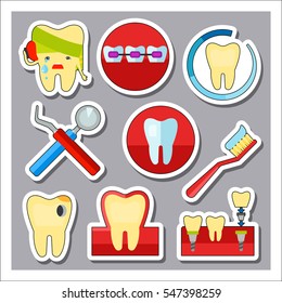 Stomatology Icon Set