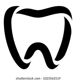Stomatology icon. Simple illustration of stomatology vector icon for web