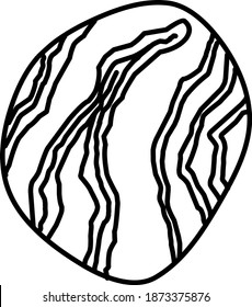 stone abstract curve element nature