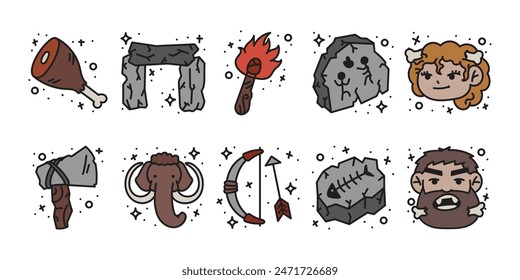 Stone Age Doodle Set Collection