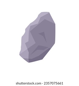 Roca gris de la edad de piedra. Objetos primitivos, antiguas herramientas de caza de cavernas dibujos animados de vectores