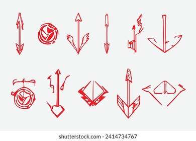 Waffensymbol der Steinzeit