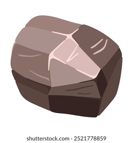Stone for architectural sketches. Entourage elements for landscape design. Vector illustration.