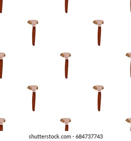 Stone axe icon in cartoon style isolated on white background. Stone age symbol stock vector illustration.